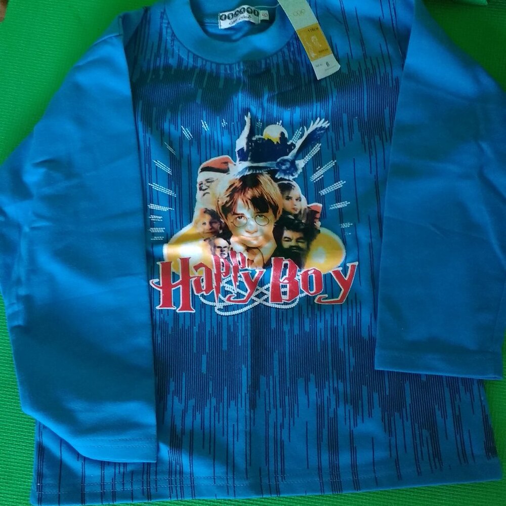 Harry Potter boy Blue shirt 6 y New